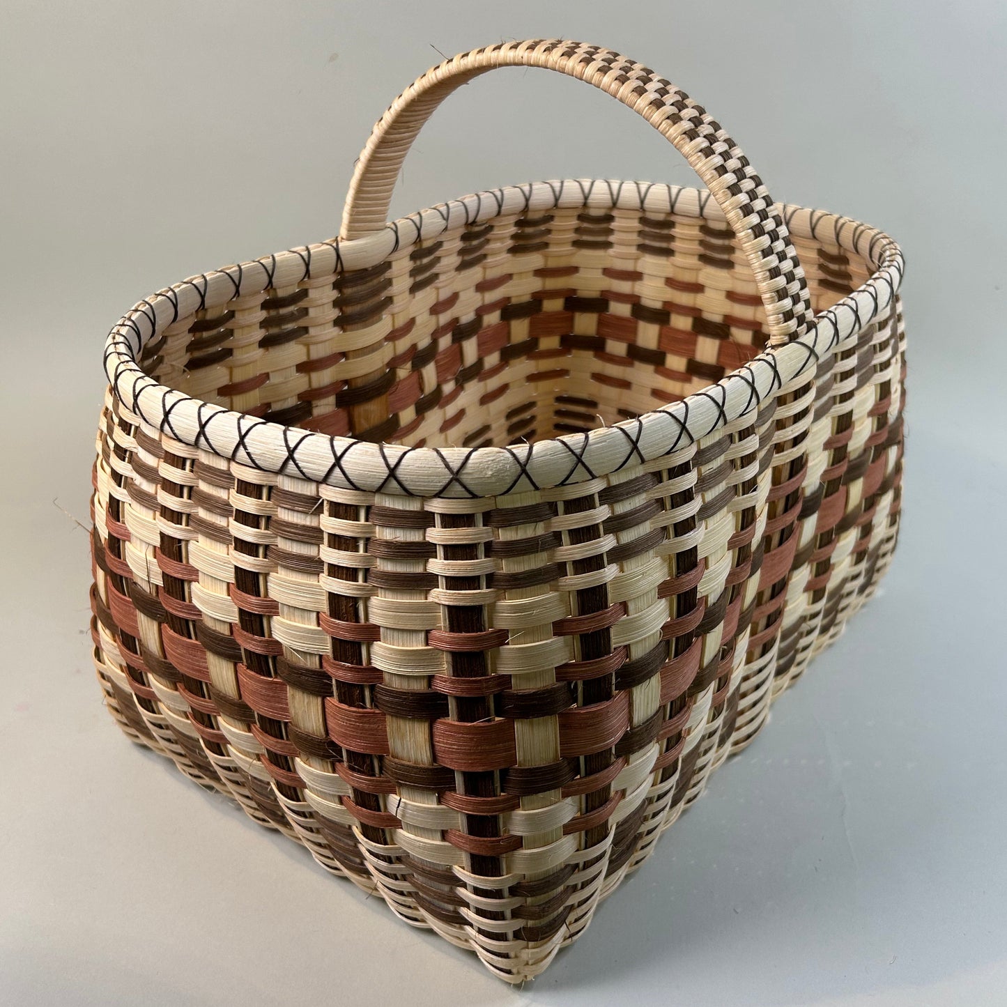 Brown and Red Market Basket