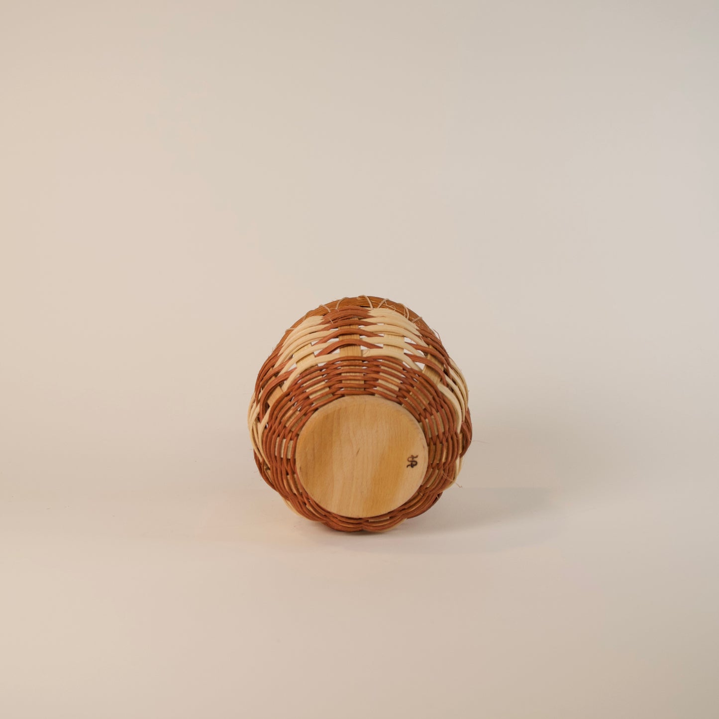 Wooden Base Trinket Basket