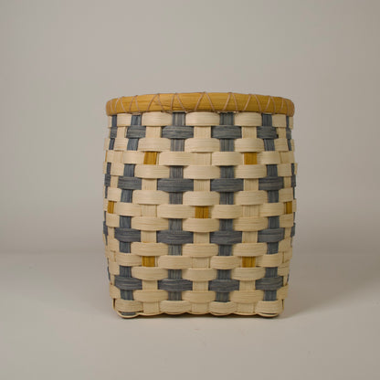 Tall Bookshelf Basket