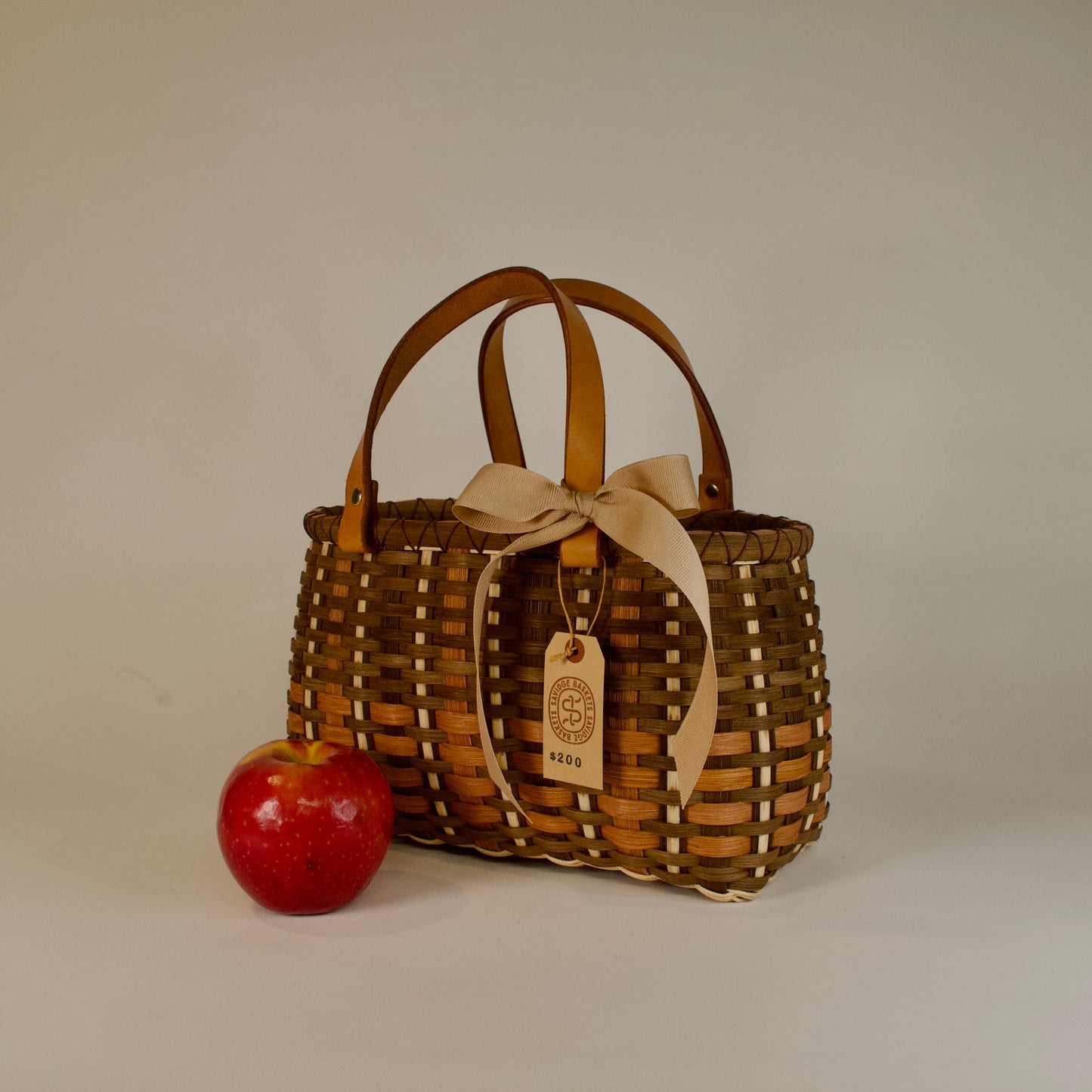 Leather Handle Tote