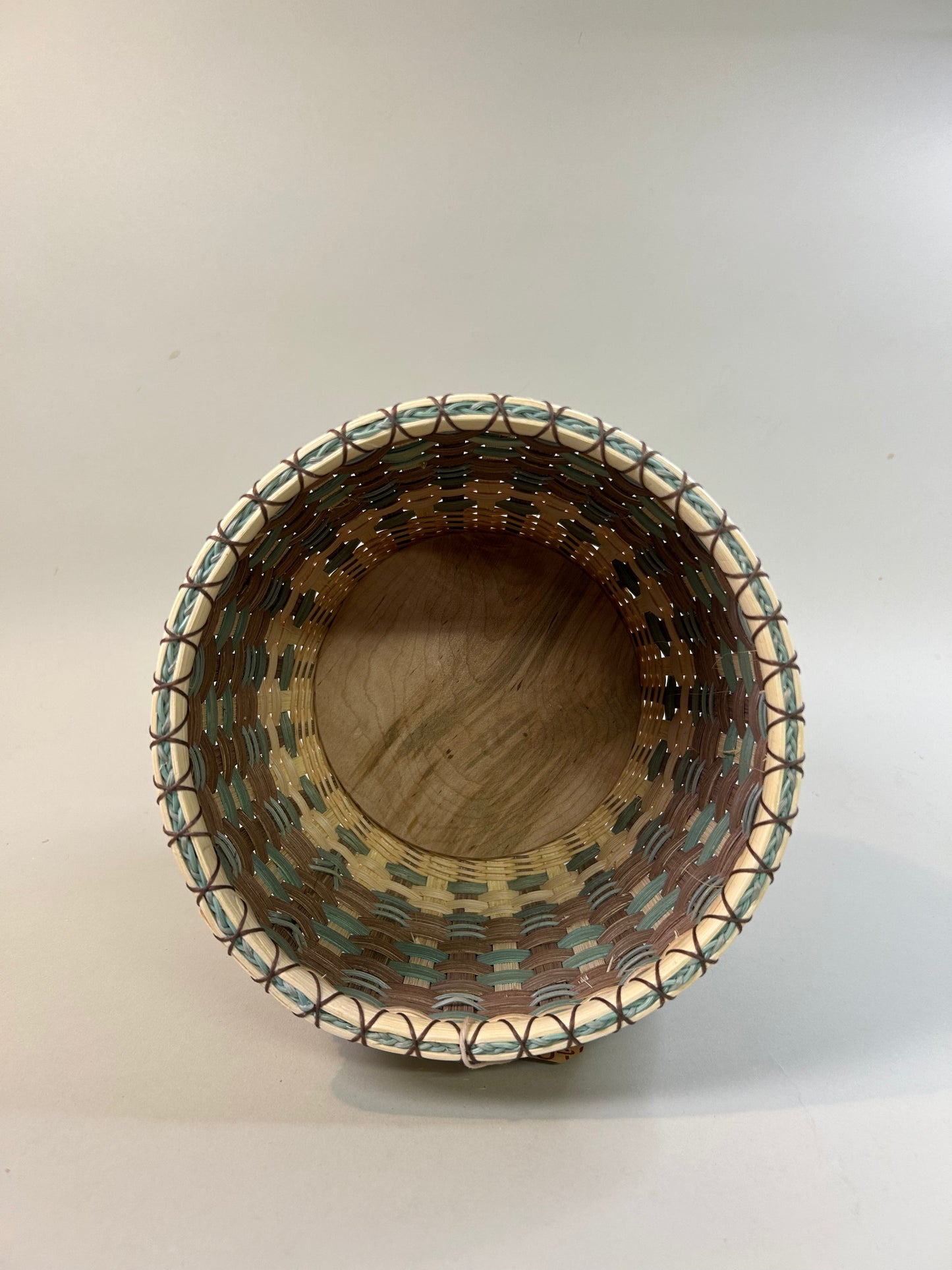 Indigo + Brown Bowl