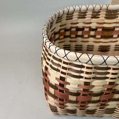 Brown and Red Market Basket