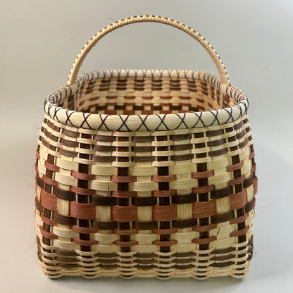 Brown and Red Market Basket