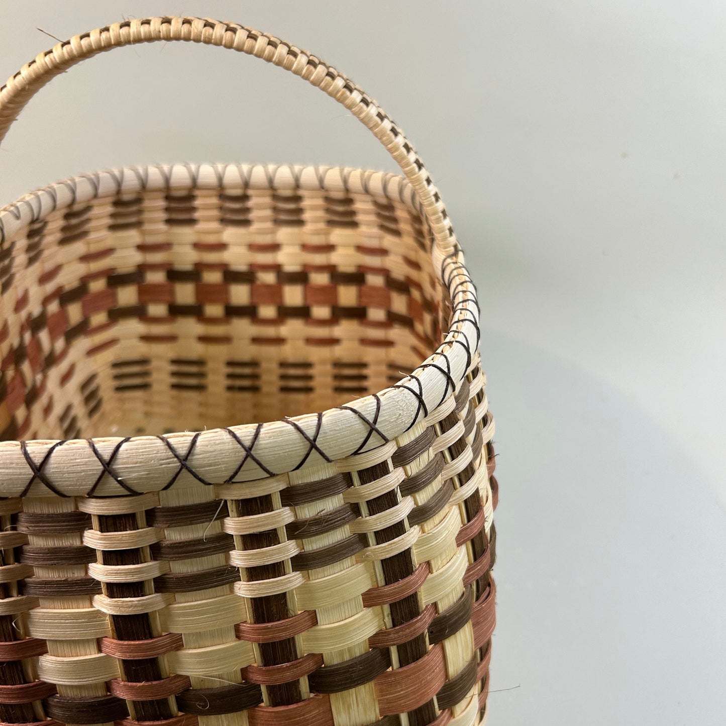 Brown and Red Market Basket